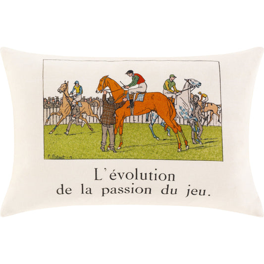 La Guirlande Pillow - 33362 by Surya in cream, lime, bright orange. Made from 100% cotton in a cottage & farmhouse style.