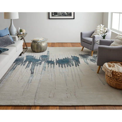 Anya Transitional Rug - 8882F by Feizy. Made from wool, viscose in a unique style.