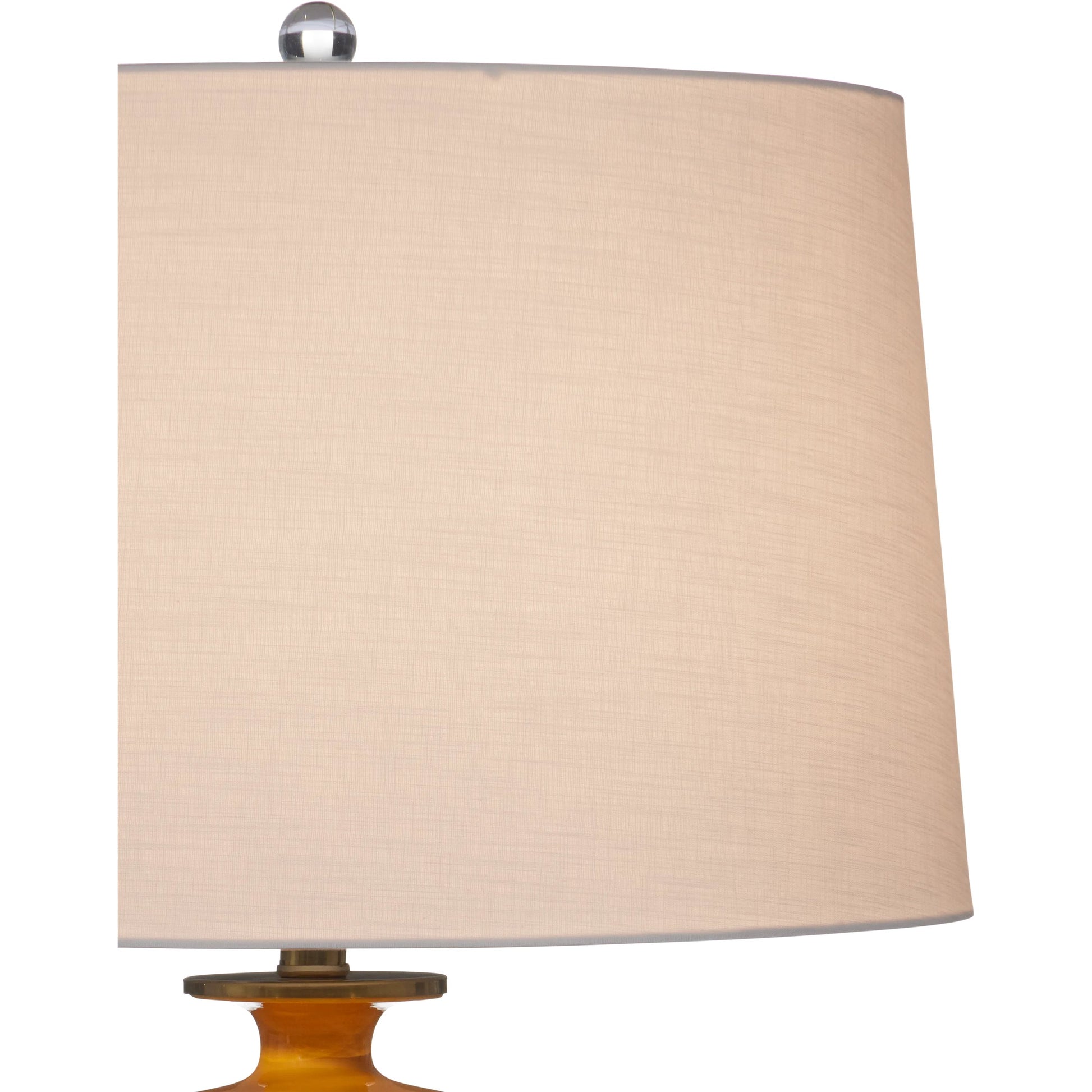 Imperial Yellow Table Lamp by Currey and Company in yellow. Made from porcelain, optic crystal, metal in a modern style.