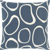 Navy, White / Down Feather / 18" x 18"