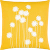 Saffron, Cream / Down / 20"H x 20"W