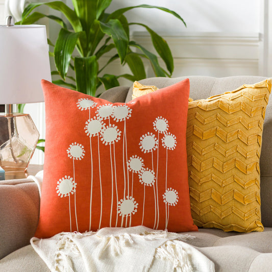 Lachen Pillow - 33353 by Surya. Made from 100% cotton in a unique style.