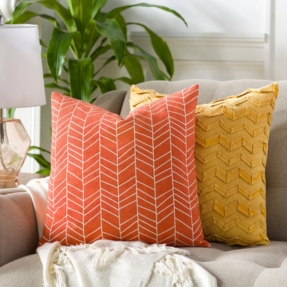 Lachen Pillow - 18158 by Surya. Made from 100% cotton in a modern style.