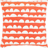 Burnt Orange, Cream / Down Feather / 18" x 18"