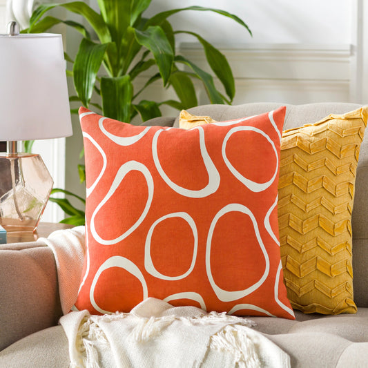 Lachen Pillow - 28469 by Surya. Made from 100% cotton in a modern style.