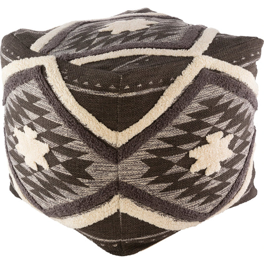 Lachlan - 28382 by Livabliss in dark brown, black. Made from 100% cotton, 100% polybeads in a eclectic & global style.