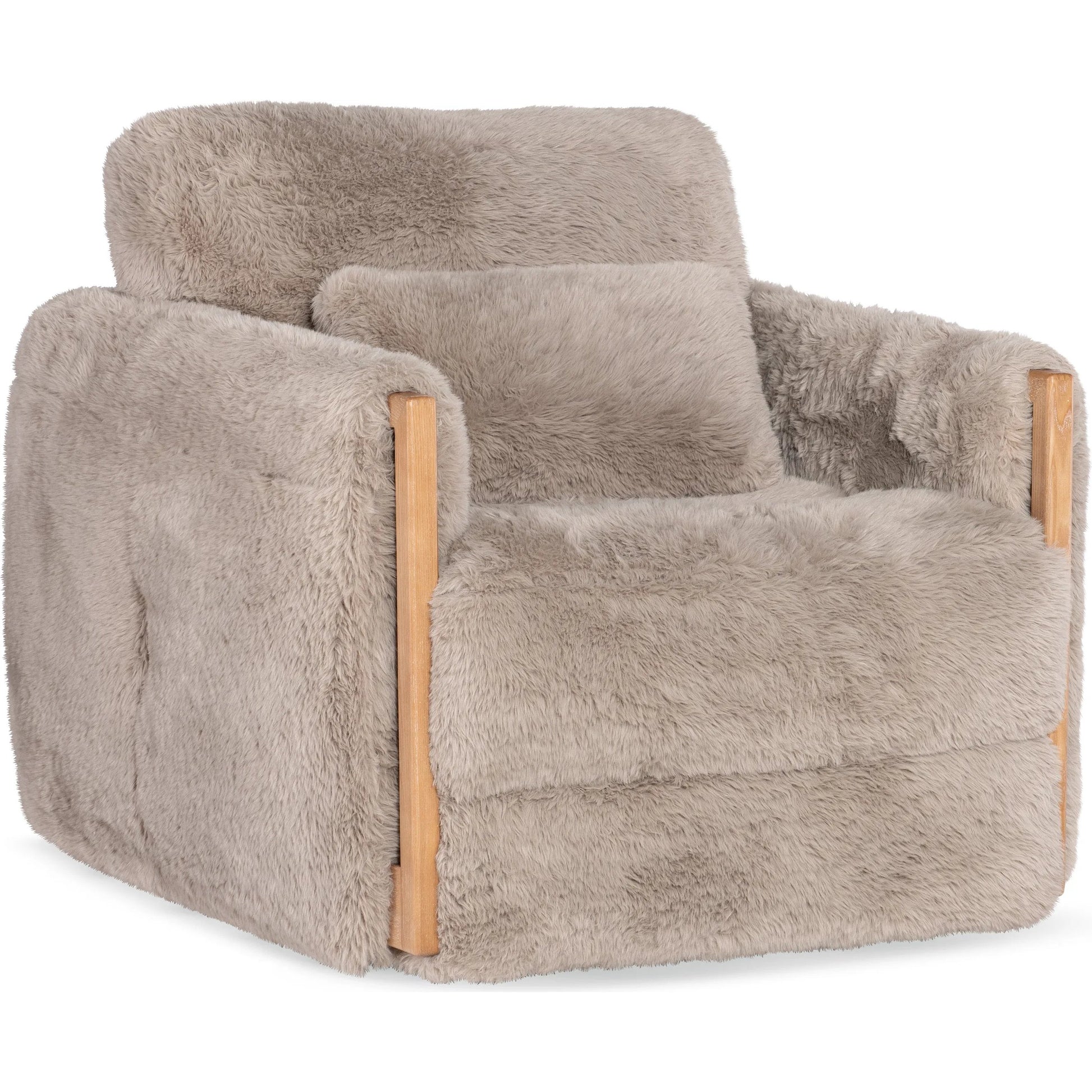 Meridian Swivel Chair by Hooker Furniture in yakity yak granite. Made from 100% polyester in a modern style.