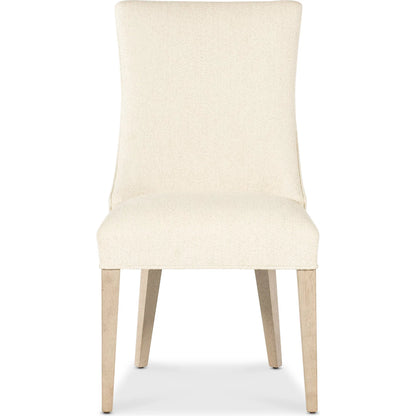Westwood Upholstered Side Chair by Hooker Furniture in tillson cloud and polished limestone. Made from wood, fabric in a transitional style.
