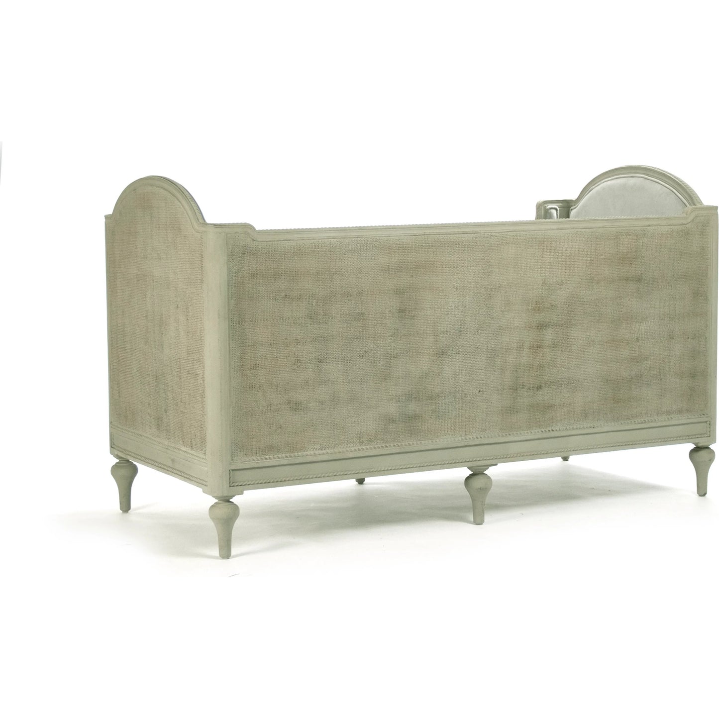 003 S-338535 | Additional Silo | Winni Daybed by Zentique in distressed green, light green velvet and birch. Made from birch in a modern style.
