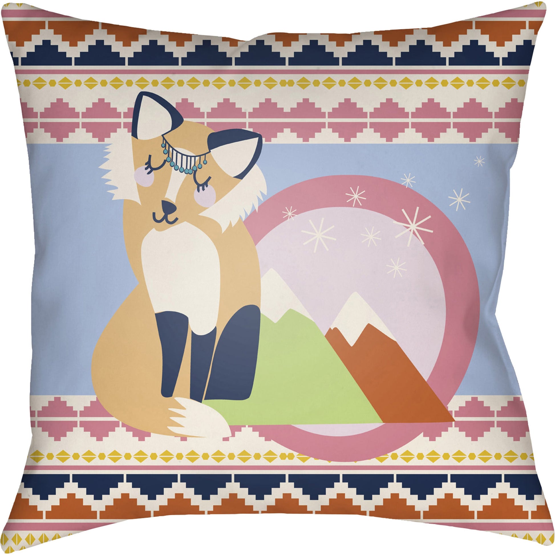 Littles Pillow - 20516 by Livabliss. Made from front: 100% polyester, back: 100% polyester in a modern style.