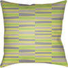 Lime, Bright Yellow, Medium Gray / 18" x 18"