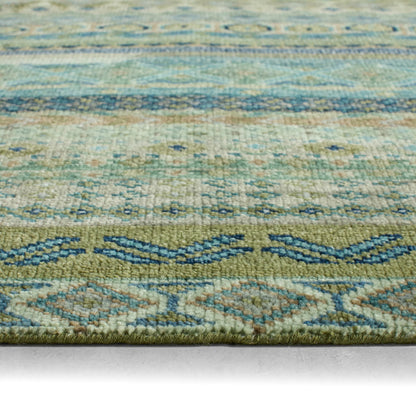 Liberty LIB15 Rug by Jaipur Living in green, blue. Made from 100% wool in a unique style.