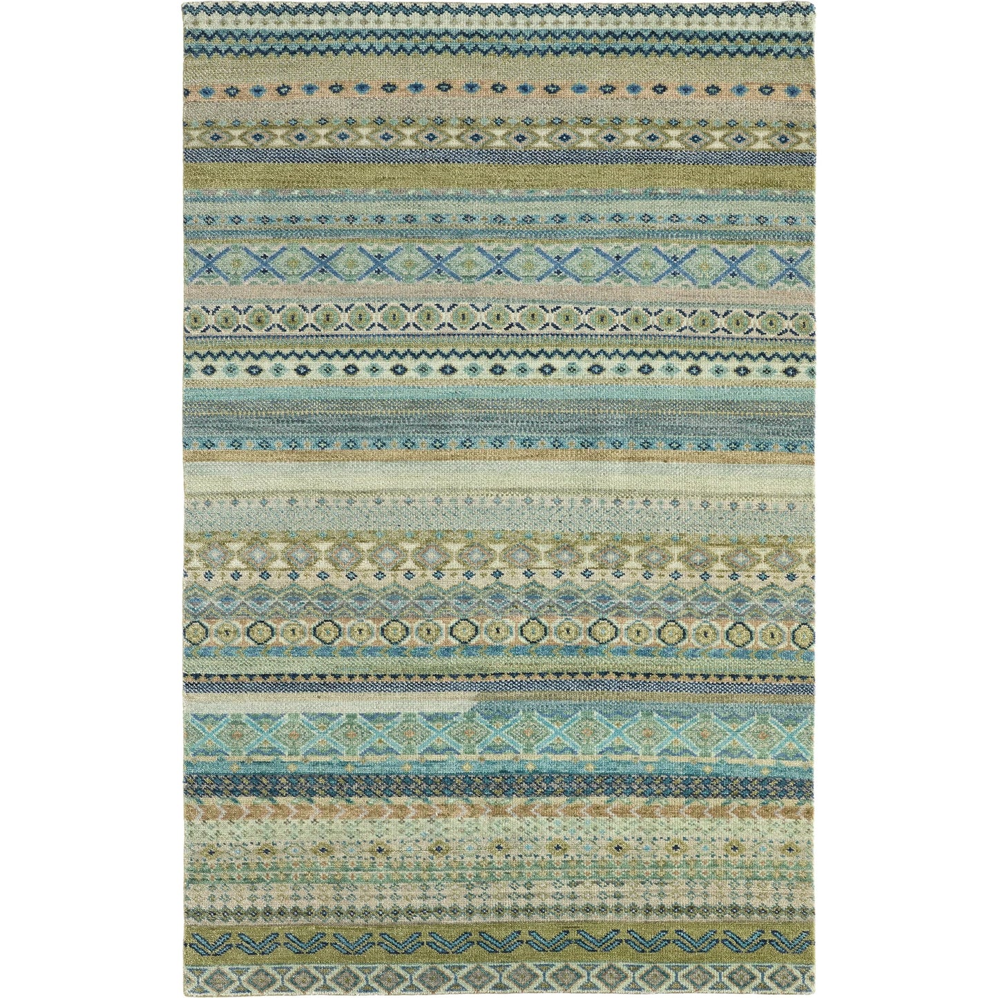 000 SI-2531312,SI-2531313,SI-2531314,SI-2531315,SI-2531316,SI-2531317 | Primary Silo | Liberty LIB15 Rug by Jaipur Living in green, blue. Made from 100% wool in a unique style.