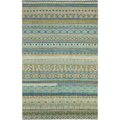 Liberty LIB15 Rug by Jaipur Living in green, blue. Made from 100% wool in a unique style.