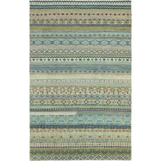 Liberty LIB15 Rug by Jaipur Living in green, blue. Made from 100% wool in a unique style.