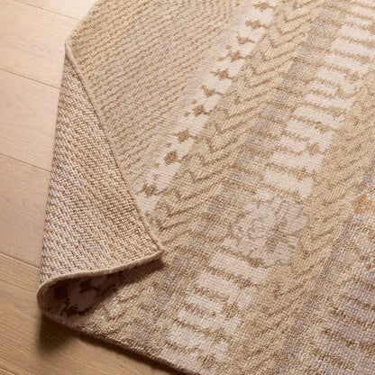 Liberty LIB16 Rug by Jaipur Living in yellow, gold, tan, beige. Made from 100% wool in a unique style.
