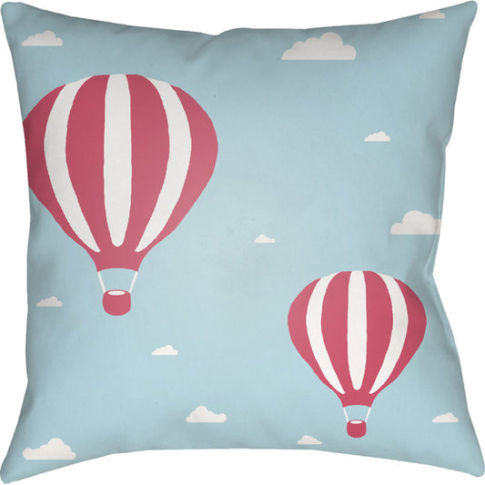 Hot Air Pillow - 11704 by Livabliss. Made from front: 100% polyester, back: 100% polyester in a modern style.