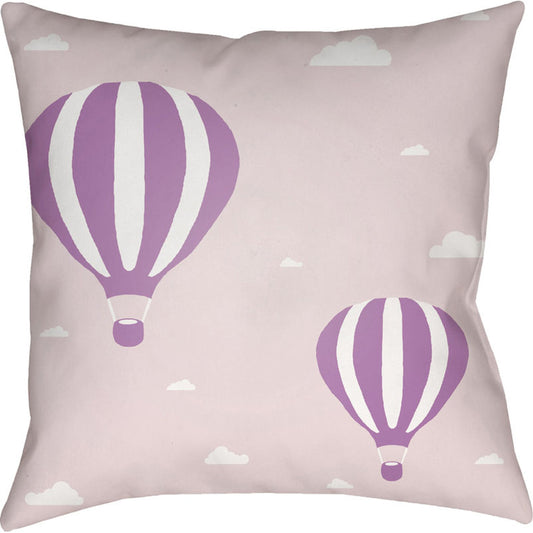 Hot Air Pillow - 11704 by Livabliss. Made from front: 100% polyester, back: 100% polyester in a modern style.