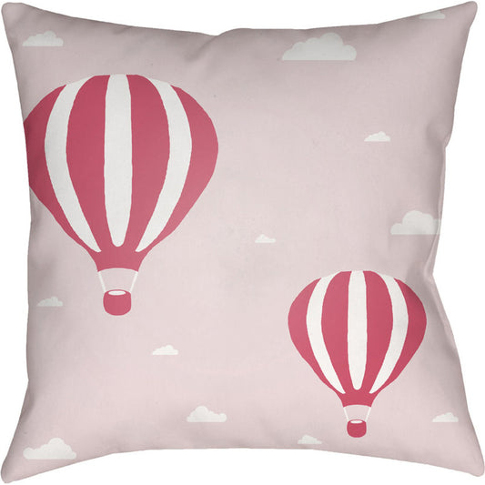 Hot Air Pillow - 11704 by Livabliss. Made from front: 100% polyester, back: 100% polyester in a modern style.