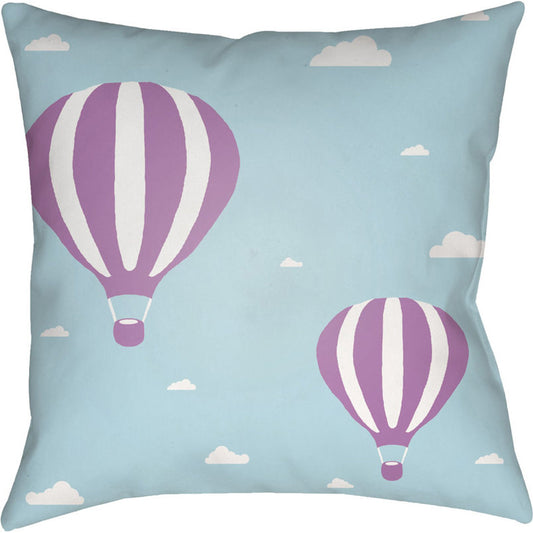 Hot Air Pillow - 11704 by Livabliss. Made from front: 100% polyester, back: 100% polyester in a modern style.
