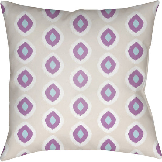 Circles Pillow - 20820 by Livabliss. Made from front: 100% polyester, back: 100% polyester in a modern style.