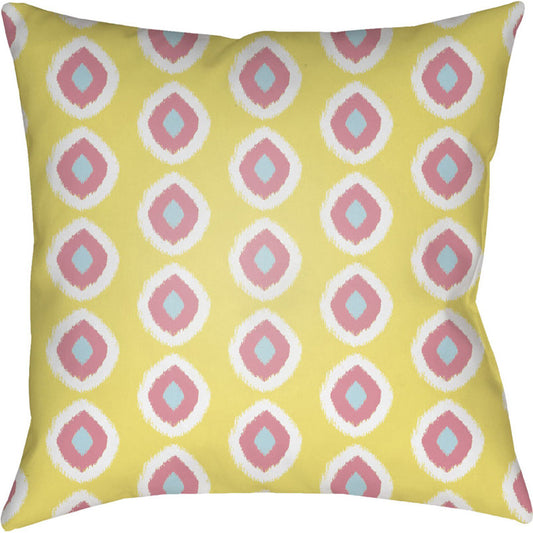 Circles Pillow - 20820 by Livabliss. Made from front: 100% polyester, back: 100% polyester in a modern style.