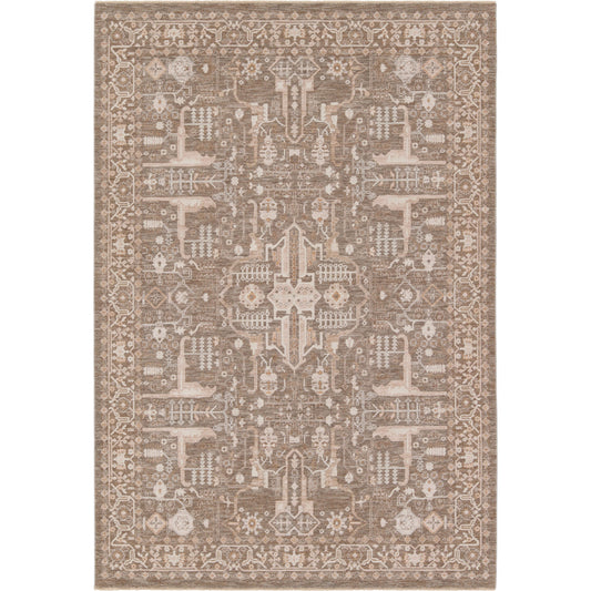 Lilit LIL03 Rug by Jaipur Living in taupe, cream. Made from 90% polyester, 10% polypropylene in a unique style.