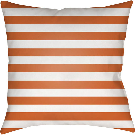 Prepster Stripe Pillow - 5973 by Livabliss. Made from front: 100% polyester, back: 100% polyester in a coastal style.