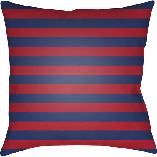 Prepster Stripe Pillow - 5973 by Livabliss. Made from front: 100% polyester, back: 100% polyester in a coastal style.