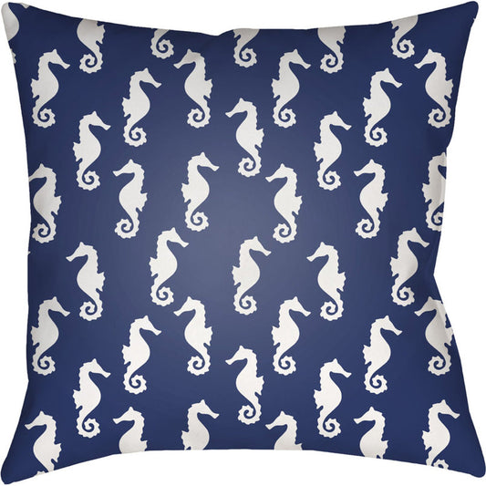 Sea Pillow - 30189 by Livabliss. Made from front: 100% polyester, back: 100% polyester in a coastal style.