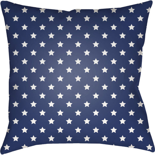 Stars Pillow - 16787 by Livabliss. Made from front: 100% polyester, back: 100% polyester in a traditional style.