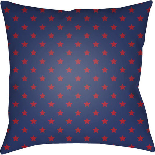 Stars Pillow - 16787 by Livabliss. Made from front: 100% polyester, back: 100% polyester in a traditional style.