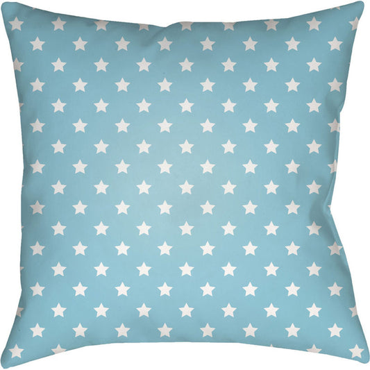 Stars Pillow - 16787 by Livabliss. Made from front: 100% polyester, back: 100% polyester in a traditional style.