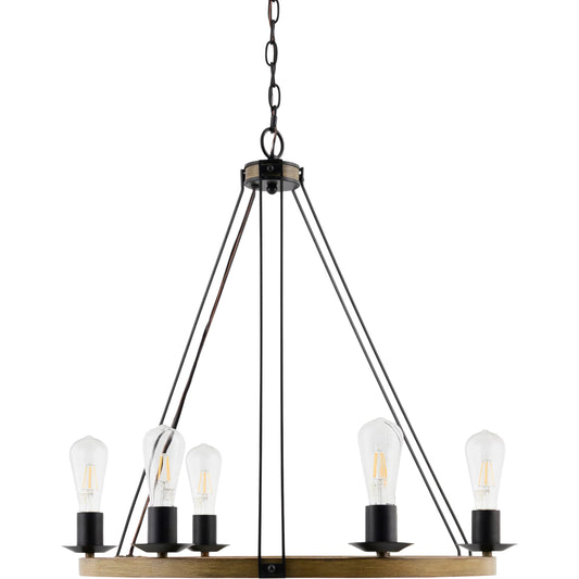Linares Chandelier by Livabliss in black, metallic copper and plated, sand, black. Made from iron in a unique style.