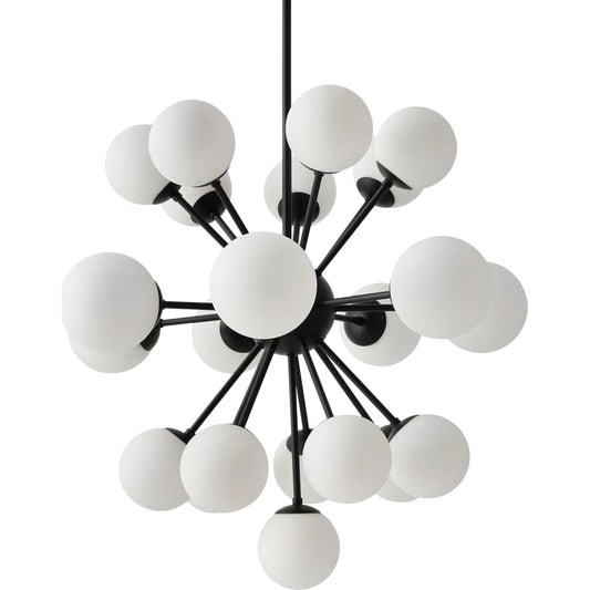 Liora 22 Bulbs Chandelier by Surya. Made from iron, glass in a modern style.