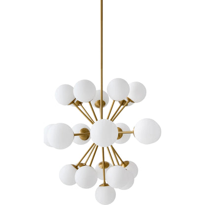 Liora 22 Bulbs Chandelier by Surya. Made from iron, glass in a modern style.