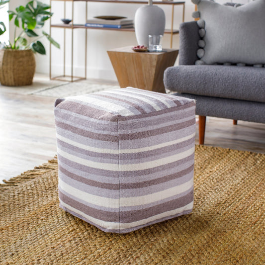 Lori - 25474 by Surya in cream. Made from 100% recycled pet yarn, 100% polybeads, 100% cotton in a eclectic & global style.
