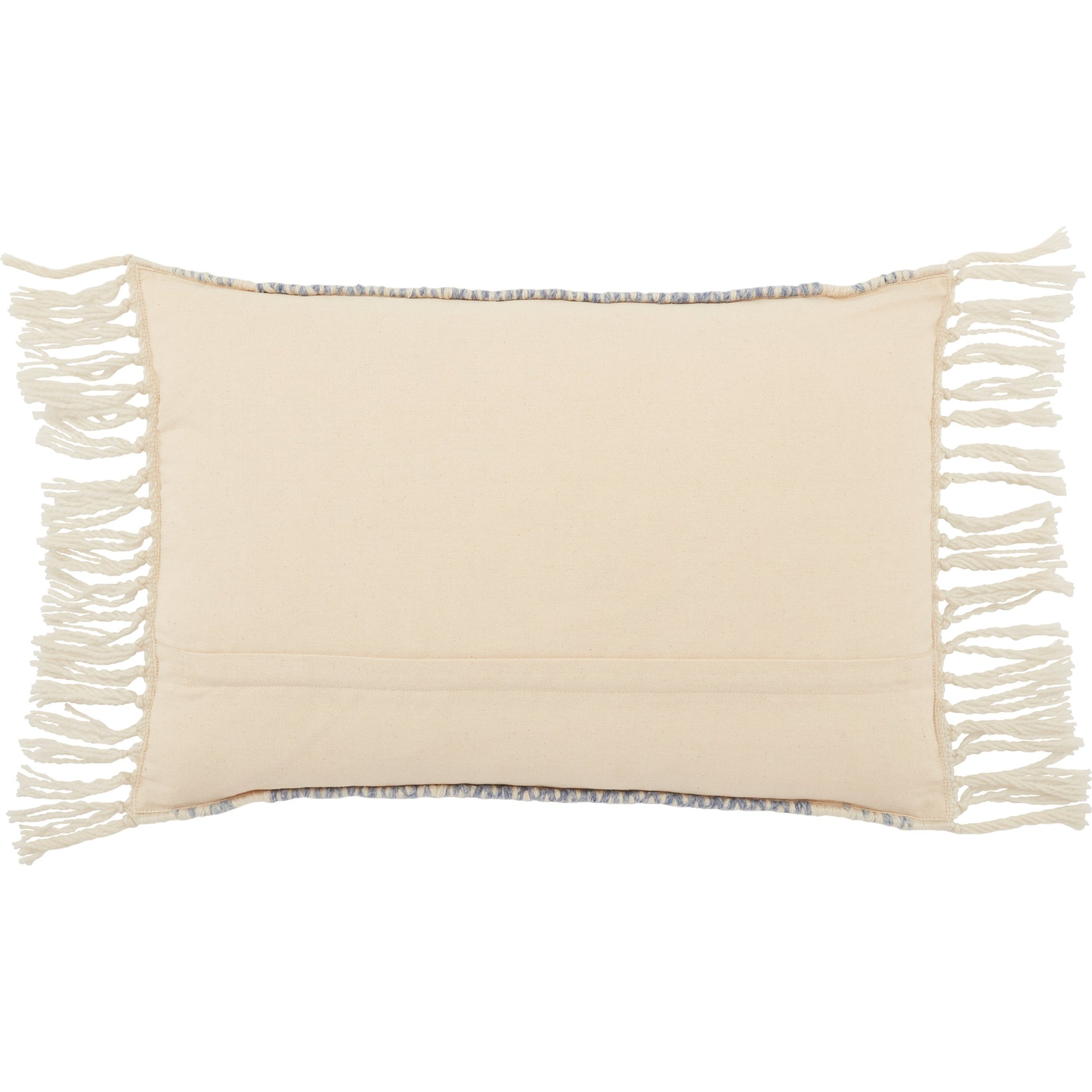 Liri LIR03 Indoor/Outdoor Pillow by Jaipur Living in light blue, ivory. Made from 100% polyester in a modern style.