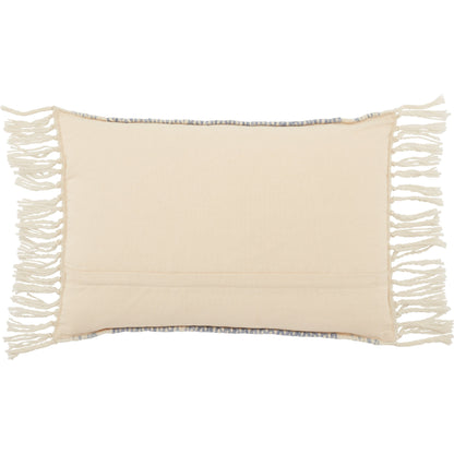 Liri LIR03 Indoor/Outdoor Pillow by Jaipur Living in light blue, ivory. Made from 100% polyester in a modern style.