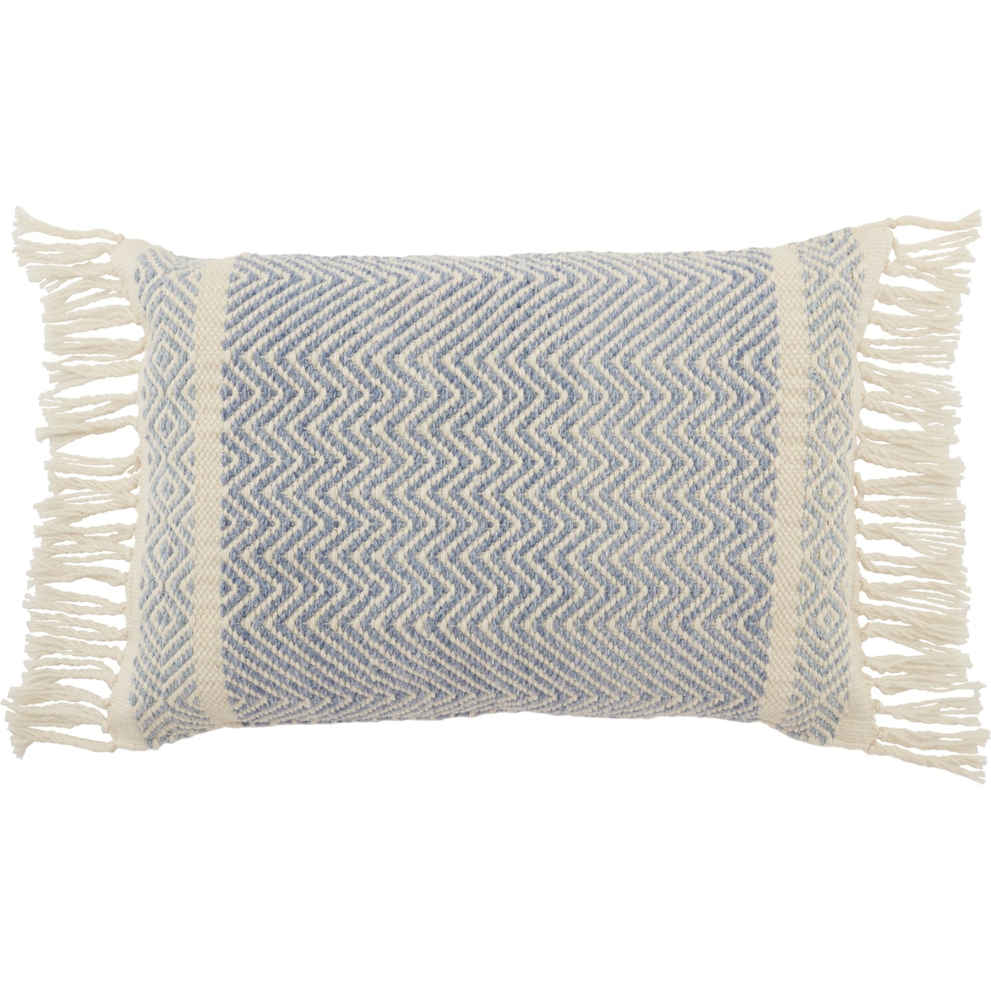 001 SI-1785571 | Primary Silo | Liri LIR03 Indoor/Outdoor Pillow by Jaipur Living in light blue, ivory. Made from 100% polyester in a modern style.