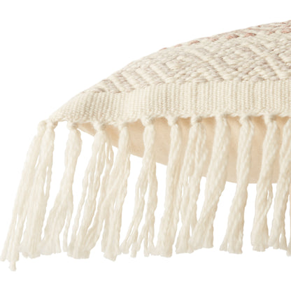 Liri LIR03 Indoor/Outdoor Pillow by Jaipur Living in light blue, ivory. Made from 100% polyester in a modern style.