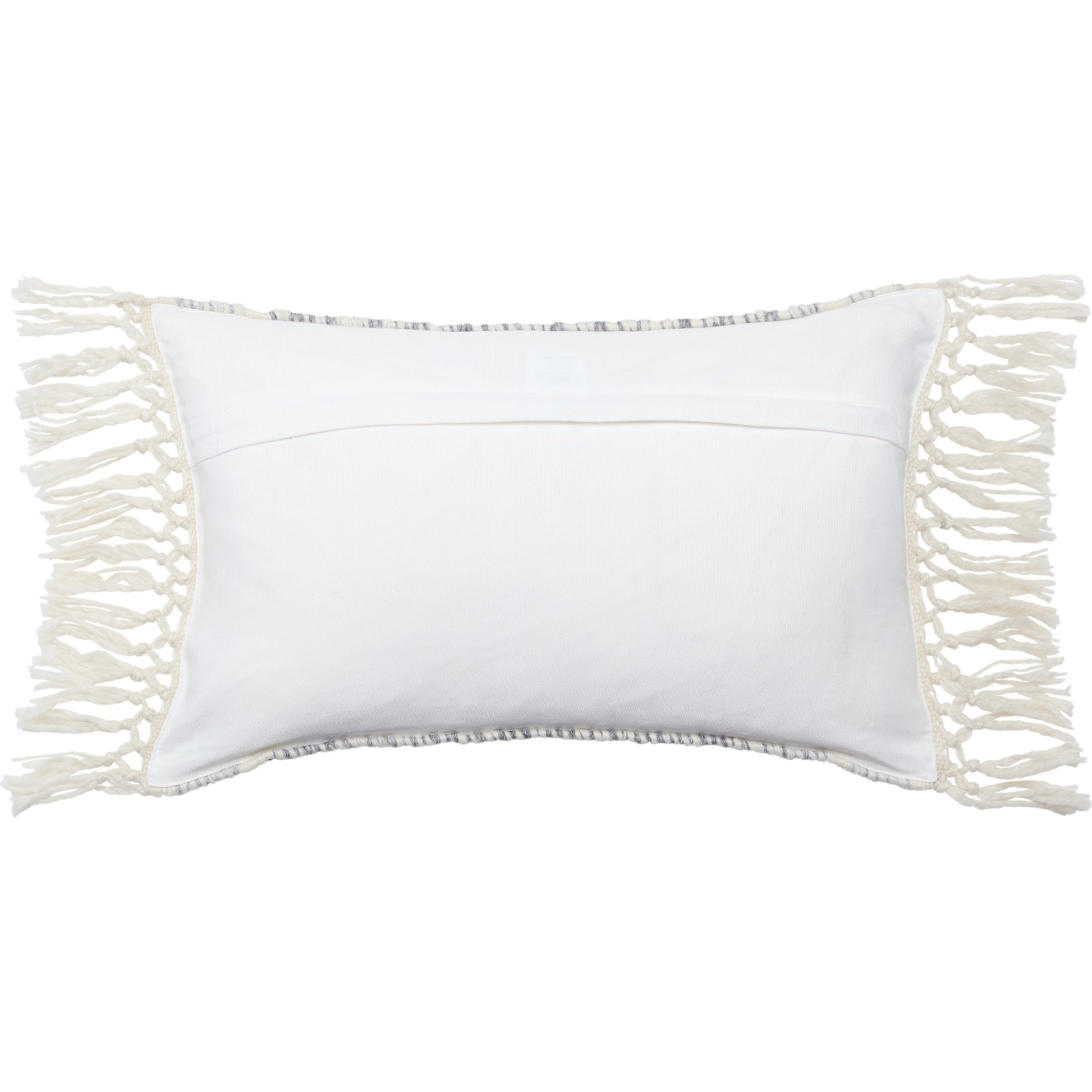Liri LIR06 Pillow by Jaipur Living in slate, ivory. Made from 100% polyester in a modern style.