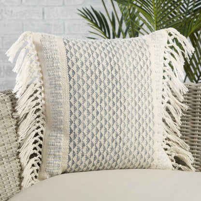 Liri LIR06 Indoor/Outdoor Pillow by Jaipur Living. Made from 100% polyester in a eclectic & global style.