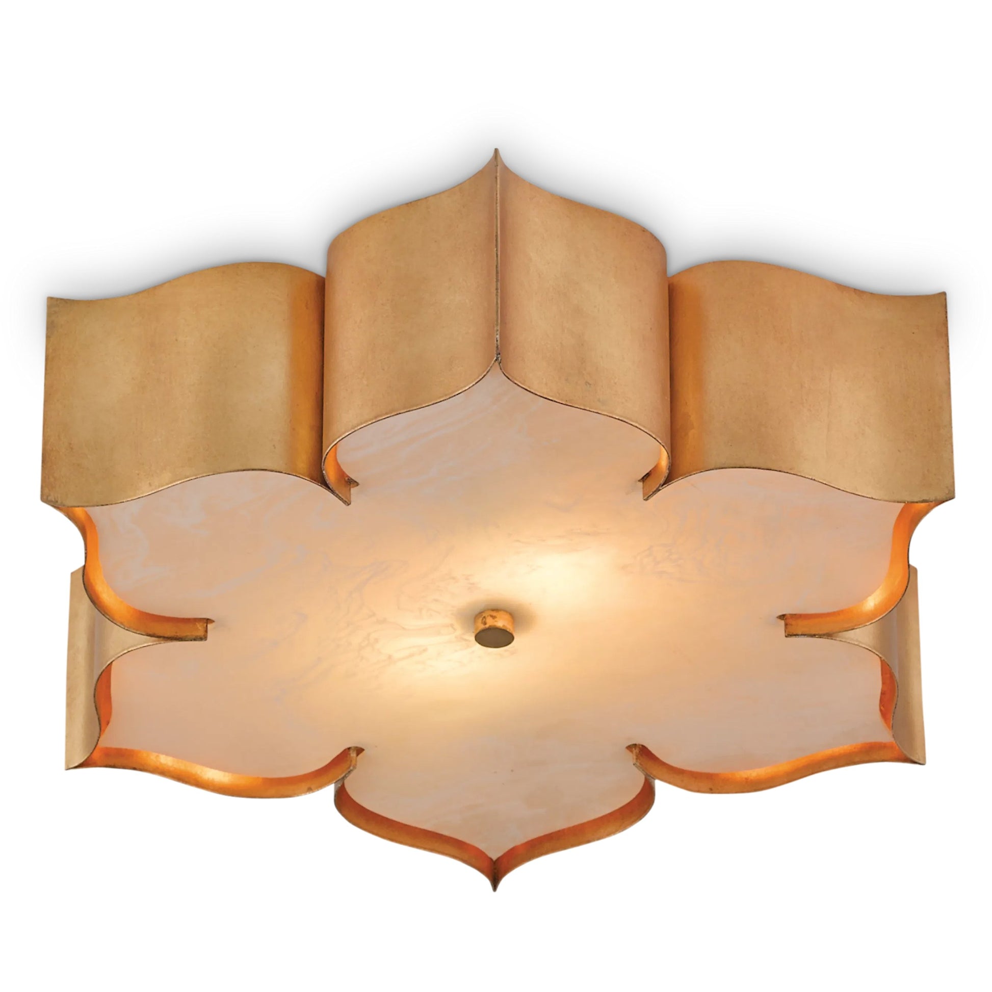 Grand Lotus Flush Mount by Currey and Company. Made from unique in a modern style.