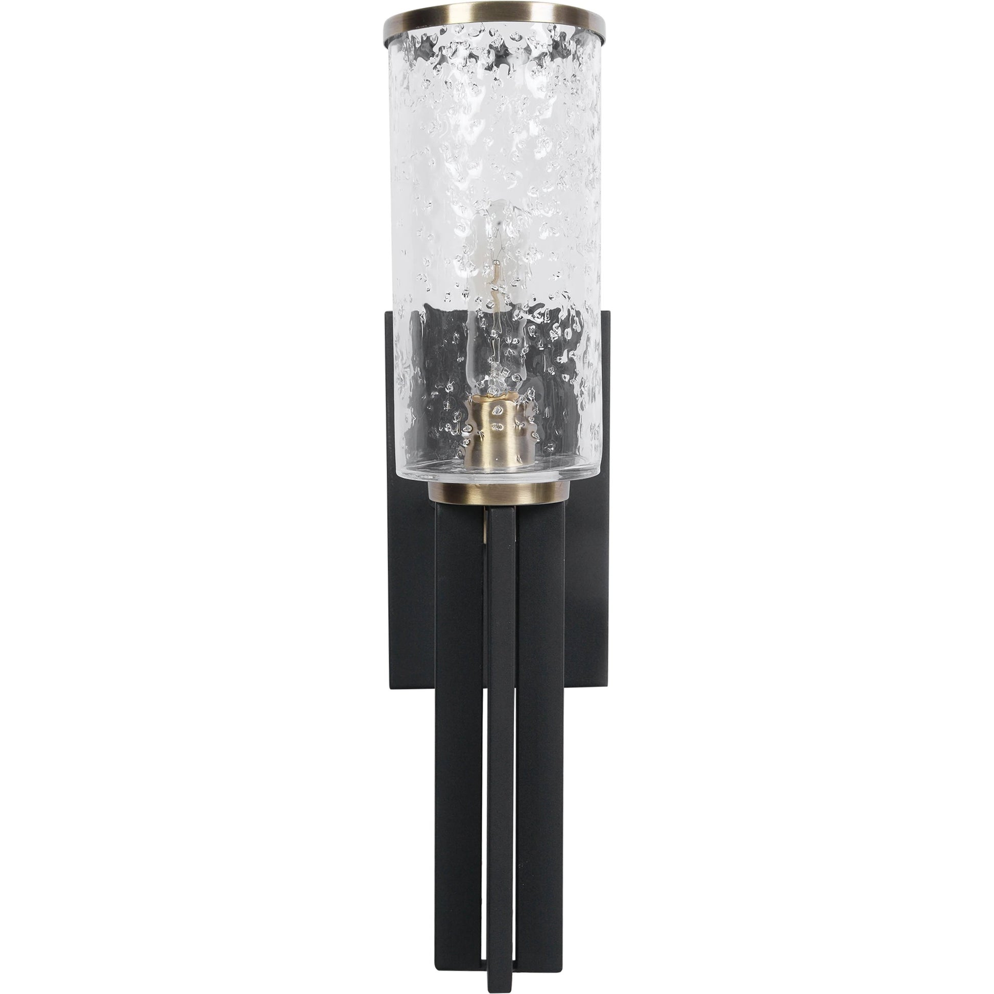 Jarsdel Industrial Sconce by Uttermost. Made from steel, glass in a modern style.