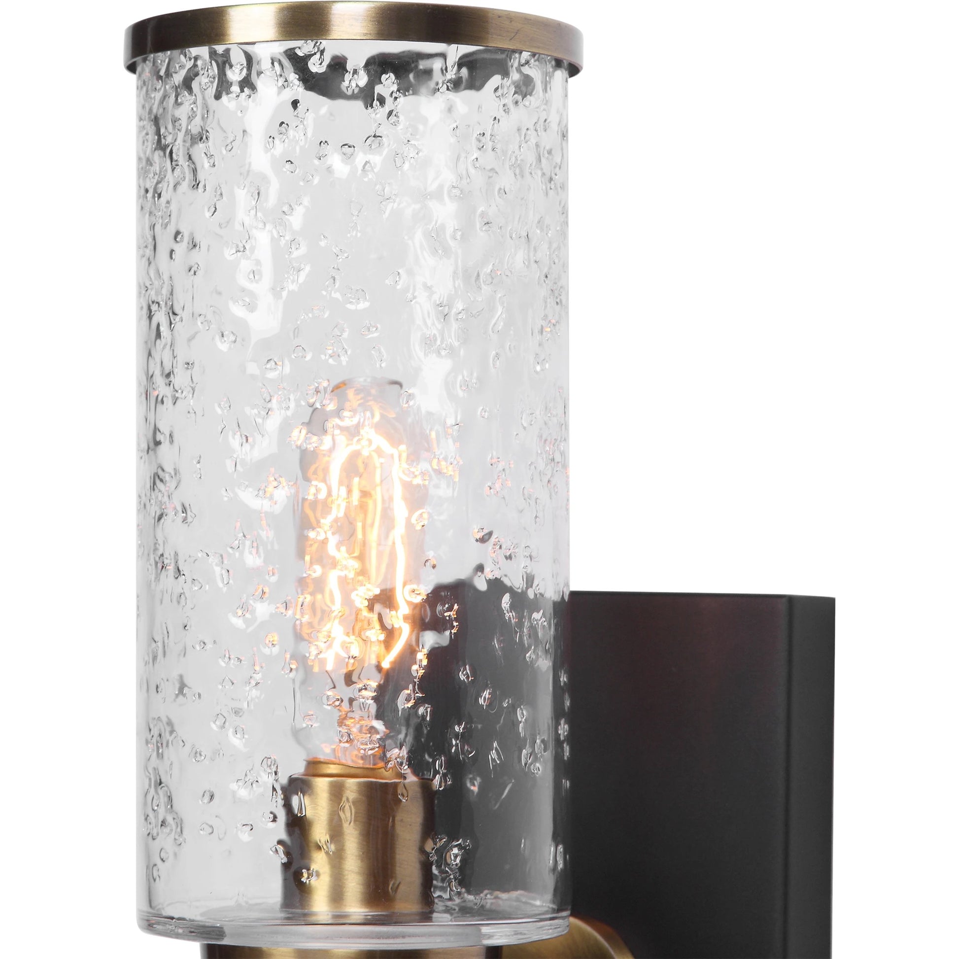 Jarsdel Industrial Sconce by Uttermost. Made from steel, glass in a modern style.