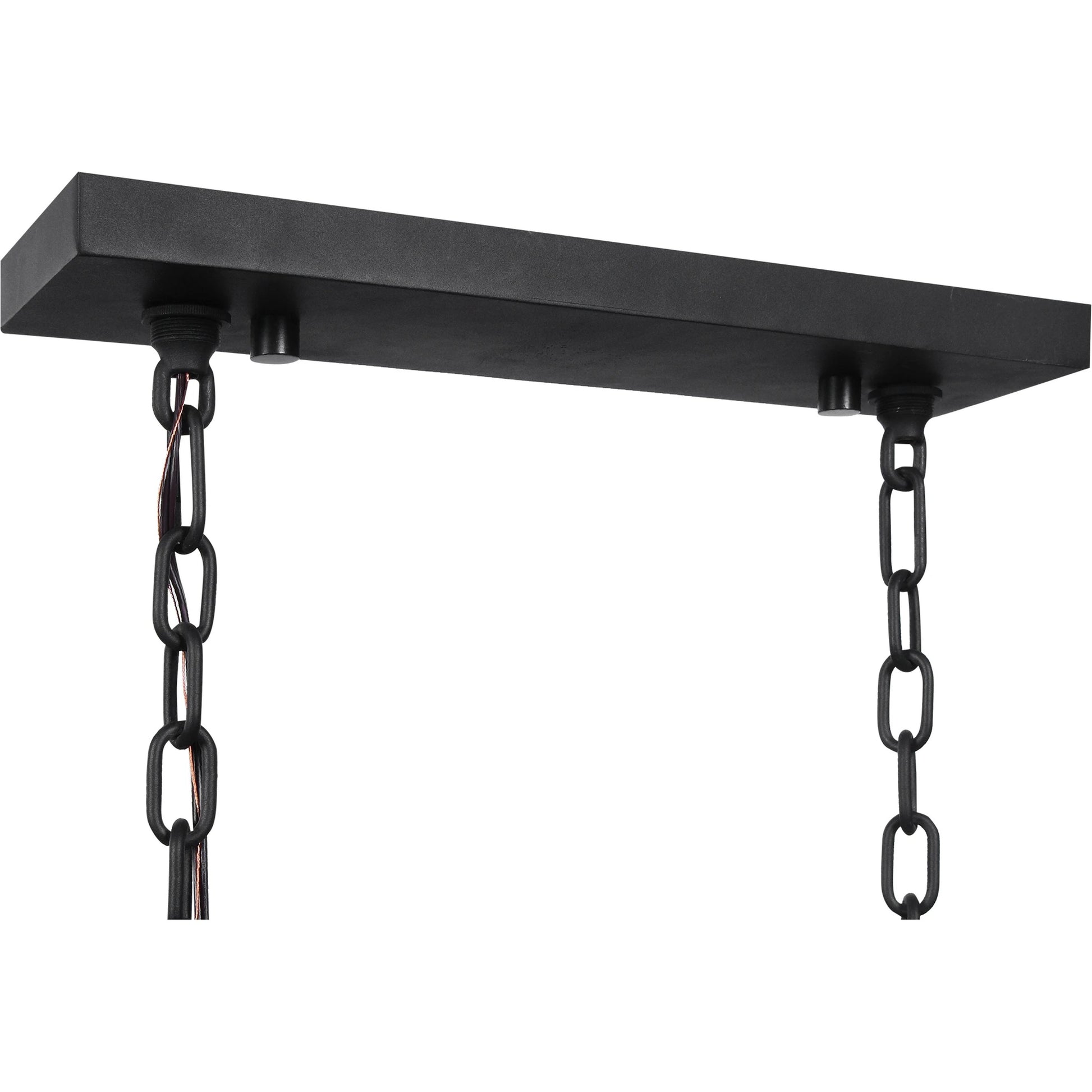 Jarsdel Industrial Island Light by Uttermost. Made from steel, glass in a transitional style.