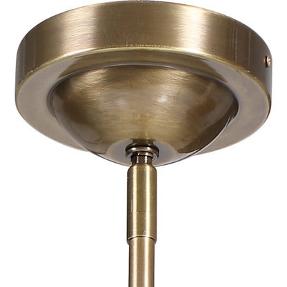 Mimas Pendant by Uttermost. Made from steel, glass in a transitional style.