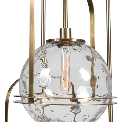 Mimas Cluster Pendant by Uttermost. Made from steel, glass in a modern style.