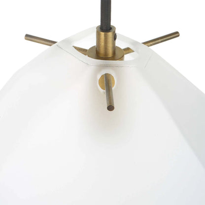 Geodesic 1 Light Mini Pendant by Uttermost in brass. Made from steel, glass in a modern style.